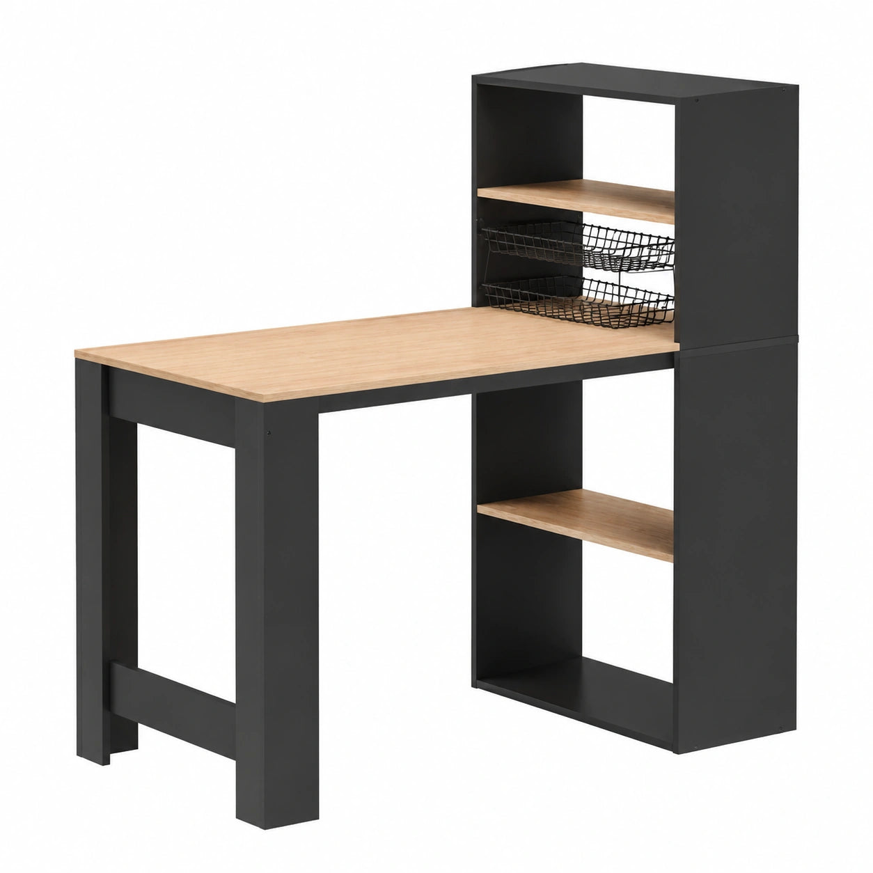 bureau-avec-etageres-integre-et-finition-noire-odmnzh3417jp