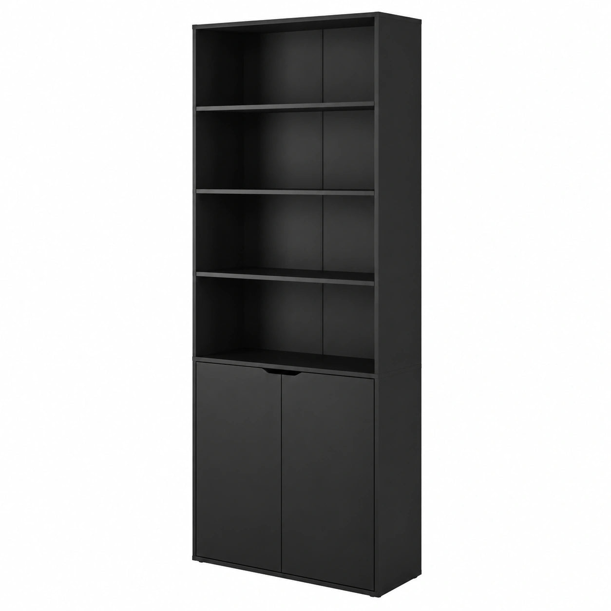 grande-etagere-a-6-niveaux-avec-portes-pour-salon-et-bureau-noire-boftou3442bx