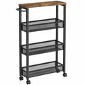 desserte-de-cuisine-a-4-niveaux-avec-roulettes-etagere-en-acier-pour-petit-espace-marron-rustique-et-noir-qfcvfp3391ru